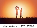 happy family  day father mother ... | Shutterstock .eps vector #1976127800