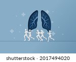concept of running for health . ... | Shutterstock .eps vector #2017494020