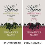 vector set of two labels for... | Shutterstock .eps vector #1482420260