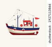 Color Image Of A Fishing Vessel ...