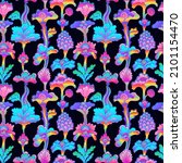 floral colorful seamless... | Shutterstock .eps vector #2101154470