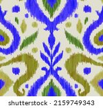 ikat traditional folk textile... | Shutterstock . vector #2159749343