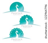 Peacock Label   Vector...