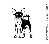 chihuahua dog   isolated vector ... | Shutterstock .eps vector #1766184056