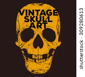 skull logo | Shutterstock .eps vector #309280613