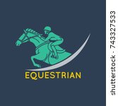 Horse Race. Equestrian Sport...