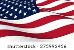 flag of usa 3d ilustration | Shutterstock . vector #275993456
