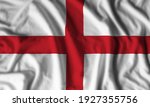England flag realistic waving for design on independence day or other state holiday