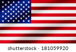american flag  | Shutterstock . vector #181059920
