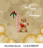 christmas background   vector... | Shutterstock .eps vector #116248849