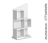 mockup square retail shelves... | Shutterstock .eps vector #1771604696