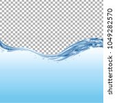 water border with transparent... | Shutterstock .eps vector #1049282570