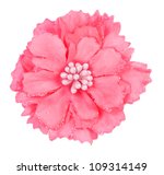 Artificial Pink Flower Isolated ...
