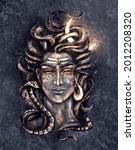 Sketch Image Of Shiva's Head As ...