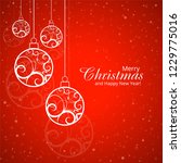 modern merry christmas festival ... | Shutterstock .eps vector #1229775016