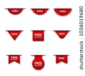 free advertising badges | Shutterstock . vector #1036019680