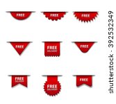free advertising badges | Shutterstock .eps vector #392532349