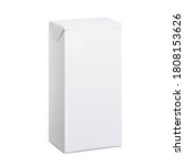 realistic white carton pack for ... | Shutterstock .eps vector #1808153626