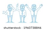 character   a man in glasses... | Shutterstock .eps vector #1960738846