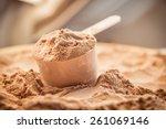 Whey Protein Scoop. Sports...