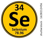 periodic table element selenium ... | Shutterstock .eps vector #1628212456