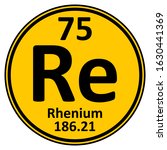 periodic table element rhenium... | Shutterstock .eps vector #1630441369