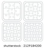Set Of Square Puzzles 3  4  5...
