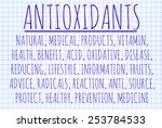 antioxidants  word cloud... | Shutterstock . vector #253784533