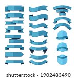 geometric ribbon stripes... | Shutterstock .eps vector #1902483490