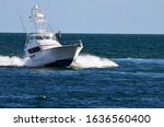 Sport Fishing Boat With Flying...