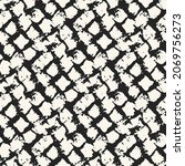 splattered ink textured grid... | Shutterstock .eps vector #2069756273