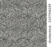 monochrome knitted textured... | Shutterstock .eps vector #2147446239