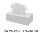 Tissue box isolated on a white