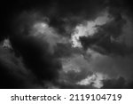 Dramatic sky - Background of dark clouds before thunder-storm