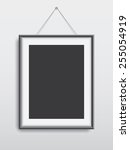realistic picture frame vector  ... | Shutterstock .eps vector #255054919