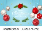 merry christmas and new year... | Shutterstock . vector #1628476390