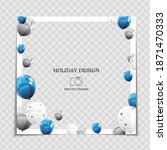 party holiday photo frame... | Shutterstock .eps vector #1871470333