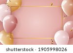 realistic 3d balloon background ... | Shutterstock .eps vector #1905998026