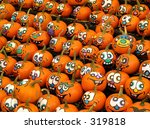 Painted Mini Pumpkins At The...