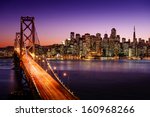 San Francisco Skyline And Bay...