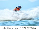 Small photo of PATTAYA CITY THAILAND-DECEMBER 9:Kevan Reiterer of Austria in action during Pro Ski GP the Jetski King's Cup World Cup Grand Prix at Jomtien Beach on Dec9, 2017 in,Thailand.