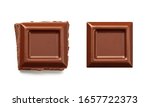 Two square pieces of chocolate...