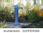 Small photo of fountain, pit, fount, pump, water well, well, borehole