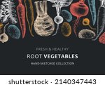 Root Vegetables Background....