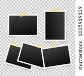 set of template photo frames... | Shutterstock .eps vector #1035919129