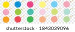 crayon line marker collection... | Shutterstock .eps vector #1843039096