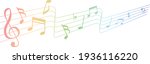 illustration of note music icon | Shutterstock .eps vector #1936116220