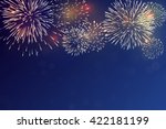 Brightly Colorful Fireworks On...