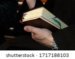 Small photo of Catholic Priest with Breviary or Book of Hours