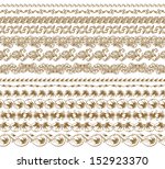 set of vector borders  ... | Shutterstock .eps vector #152923370